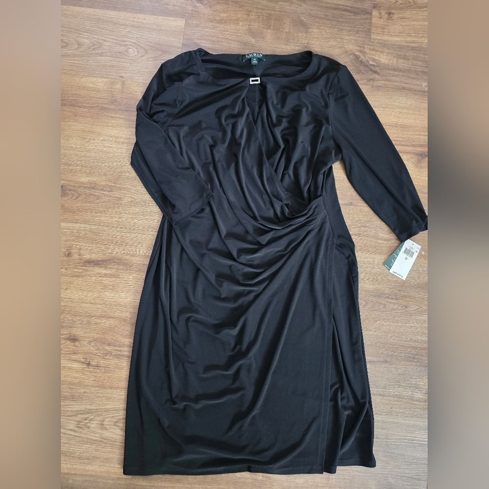 Plus size Black Ralph Lauren Cocktail Dress